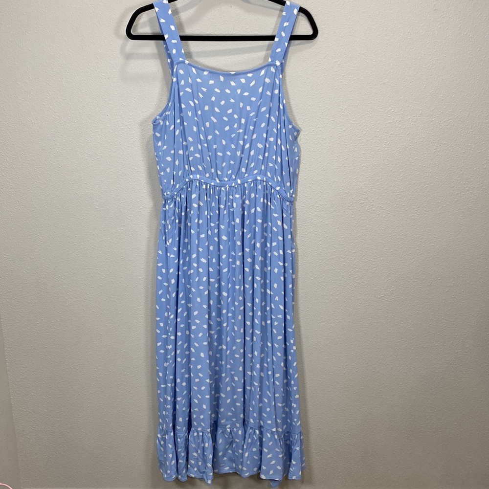 Loft light blue dress midi - Picture 5 of 9